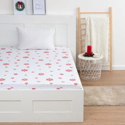 Простыня на резинке Этель 180*200*25 см Новогоднее волшебство, 100%хлопок, бязь, 125 гр/м2