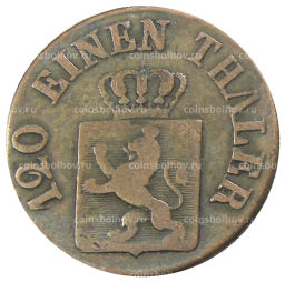 3 гелера 1843 года Германские государства Гессен-Кассель