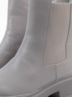 04-PAT174-2Z GRAY Ботинки зимние женские (натуральная кожа, 100% шерсть)