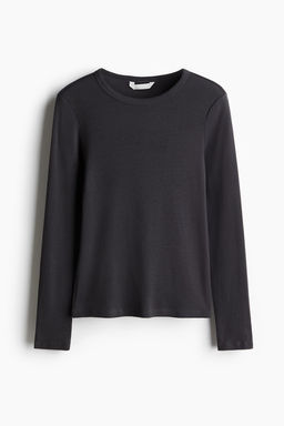 Camiseta de algodon acanalado - H&m фото 5