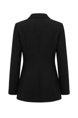 Siyah Sal Yaka Kapama Detayl? Fitted/Vucuda Oturan Astarl? Vatkal? Blazer Ceket TWOSS26BC00007 - Trendyolmilla фото 6