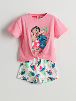 Lilo & Stitch Bask?l? K?z ?ocuk Ti??rt