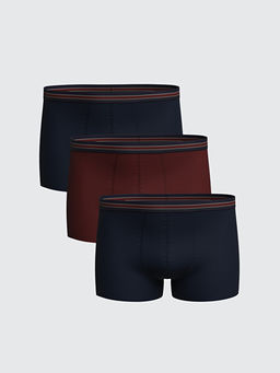 Standart Kal?p Pamuklu Esnek Erkek Boxer 3l?