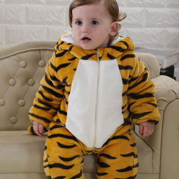 Плюшевый комбинезон Тигр (теплый)