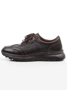 03-23192 BROWN Кроссовки мужские (натуральная кожа)