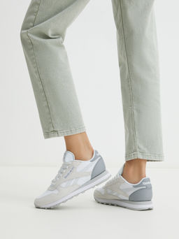 Женские кроссовки REEBOK CLASSIC LEATHER Артикул 4123667, светло-серый