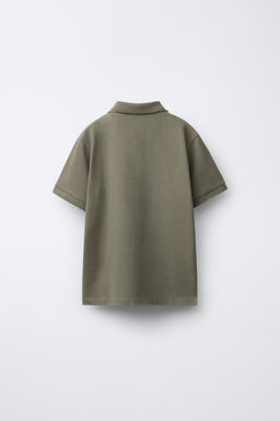 POLO B?SICO PIQU? / Gris oscuro - Zara фото 2
