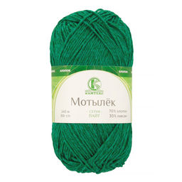 Мотылек пряжа Россия КТ 70%хлопок 30%лавсан 5х50г/140м