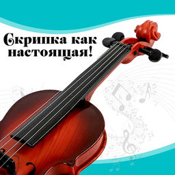 Игрушка музыкальная Скрипка. Маэстро, звуковые эффекты, цвета МИКС - Simaland фото 3