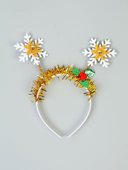 Карнавальный ободок новогодний Снежинка