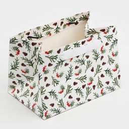 Пакет подарочный с широким дном Снегири, 20 14 13.2 см - Дарите счастье фото 12