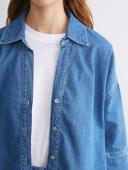 Loose Fit Kad?n Jean G?mlek