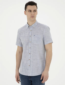 Lacivert Regular Fit K_sa Kollu G_mlek - Pierre cardin фото 3