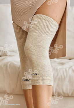 Наколенники короткие из 100% монгольской шерсти (арт. 03127) - Mongolka фото 8