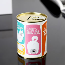 Копилка для денег «Банка. Коплю на взрослую жизнь», металл, 7.3×9.5 см