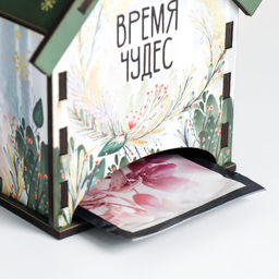 Чайный домик новогодний Время чудес, 10.5?9.5?12 см