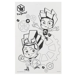 Гравюра детская «Фиксики», А5, с цветным эффектом