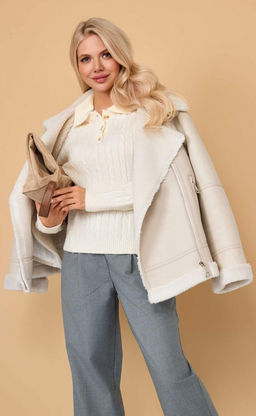 Джемпер F422-1520 milk - Fine joyce фото 2