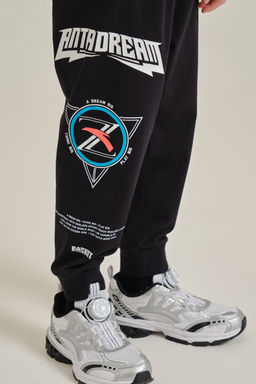 Брюки трикотажные 7/8 Черный