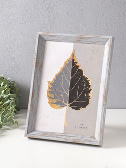 Фоторамка пластик формат А4 см "Прованс" серо-голубой 33,7х24,8х3 см