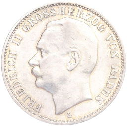 3 марки 1909 года G Германия (Баден)