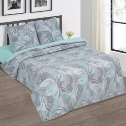 Постельное белье Танго (поплин зима-лето) 2 сп. с Евро/Пододеяльник стеганый (молния): 1 шт. - 215*175; Простыня: 1 шт. - 215*240; Наволочка (клапан): 2 шт. - 70*70; Зима - лето