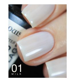 RELOUIS Лак для ногтей Super Gel Camouflage тон 01 milk  фото 3