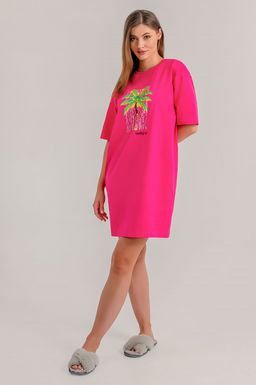 Арт. 4146 Туника женская 44-54(6 шт) Цвет:фуксия