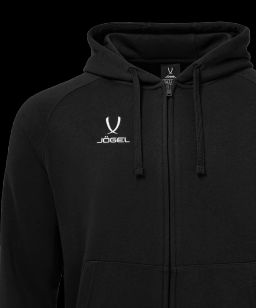Худи JOGEL ESSENTIAL Club reglan Cotton Zip Hoodie 99, черный  фото 4