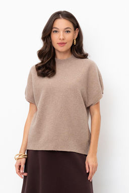 ЕВ 30181/ш/бежевый джемпер жен