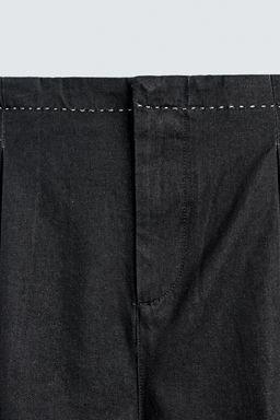 PANTAL?N CHINO DENIM PESPUNTES CONTRASTE / ?ndigo - Zara фото 10
