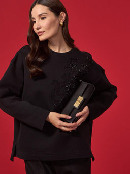 Свитшот женский 12411-43007 black