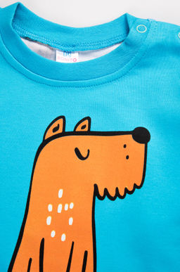 Хлопковая пижама из интерлока для мальчика Bonito  фото 2