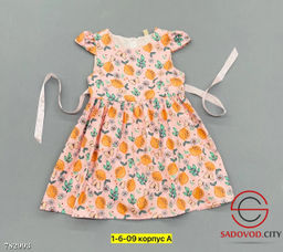 Платье летнее детское с принтом