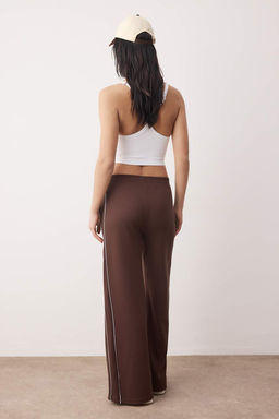 Bordo Biyeli Wide Leg/Genis Paca Orme Spor Esofman Alt? THMAW26EA00001 - Trendyolmilla фото 17