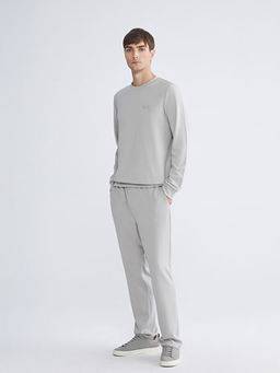 Bisiklet Yaka Erkek Sweatshirt