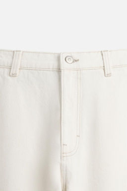 STRAIGHT-LEG CHINO JEANS - Zara фото 8