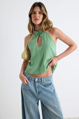 Ye_il Bluz TWOSS26BZ01122 - Trendyolmilla фото 2