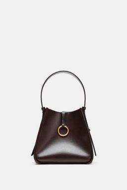 MINI BUCKET BAG WITH METAL RING - Zara фото 4