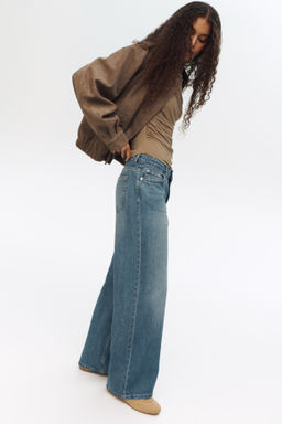 Baggy Regular Waist Jeans - H&m фото 11