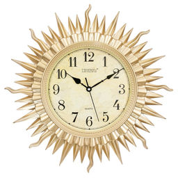 Настенные часы Mirron круглые золотые M1020AZ