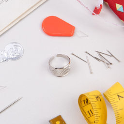 Gamma NG-007 Наперсток-кольцо сталь в блистере регулируемый