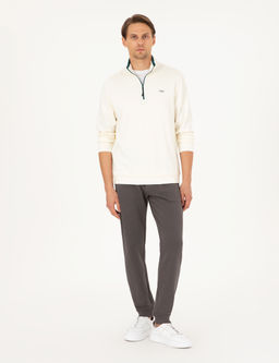 Antrasit Slim Fit 3 _plik Pa_as_ Lastikli E_ofman Alt_