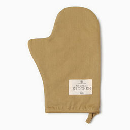 Кухонный набор «Этель» Kitchen, коричневый, варежка-прихватка 20×28 см, прихватка19×19 см,100% хлопок