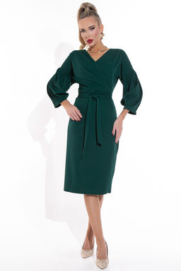 Платье Искусство обольщения (тёмно-зелёный) - Эльза фото 3