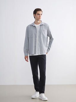 Cep Detayl? Uzun Kollu G?mlek