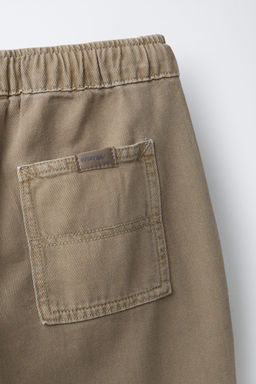 PANTAL?N SARGA FLUIDO STRAIGHT / Marr?n - Zara фото 4