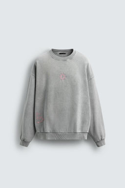 COMBINED PRINT SWEATSHIRT