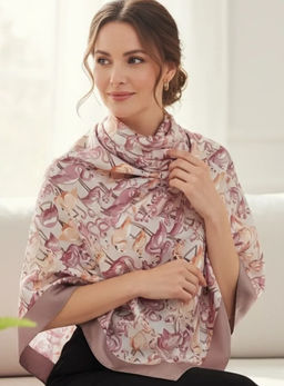 K13576 Платок (90/90см шелк) МУЛЬТИЦВЕТ_03