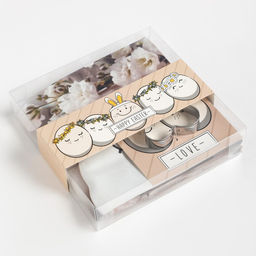 Набор кухонный Happy together подставка, полотенце, формочка - Этель фото 8